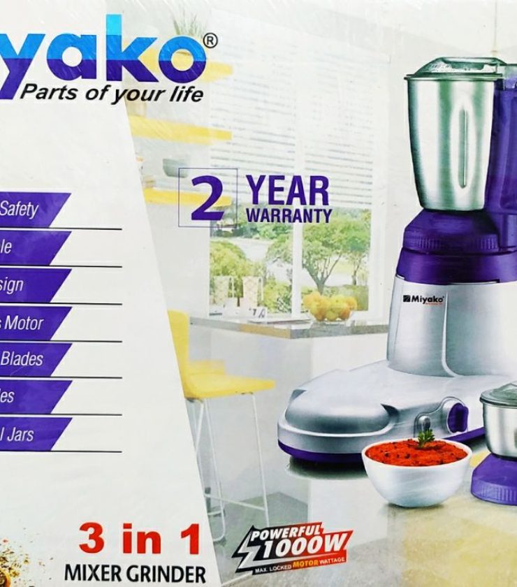 Miyako mixer grinder (1000-watt)