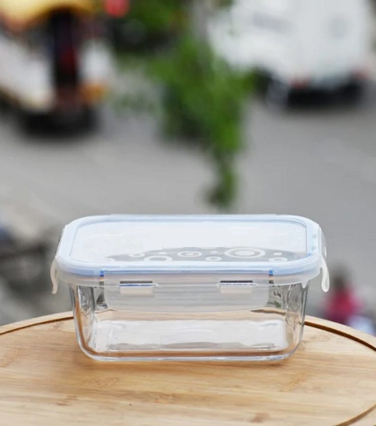 7 inch Oven Proof Glass Food Container RY0128