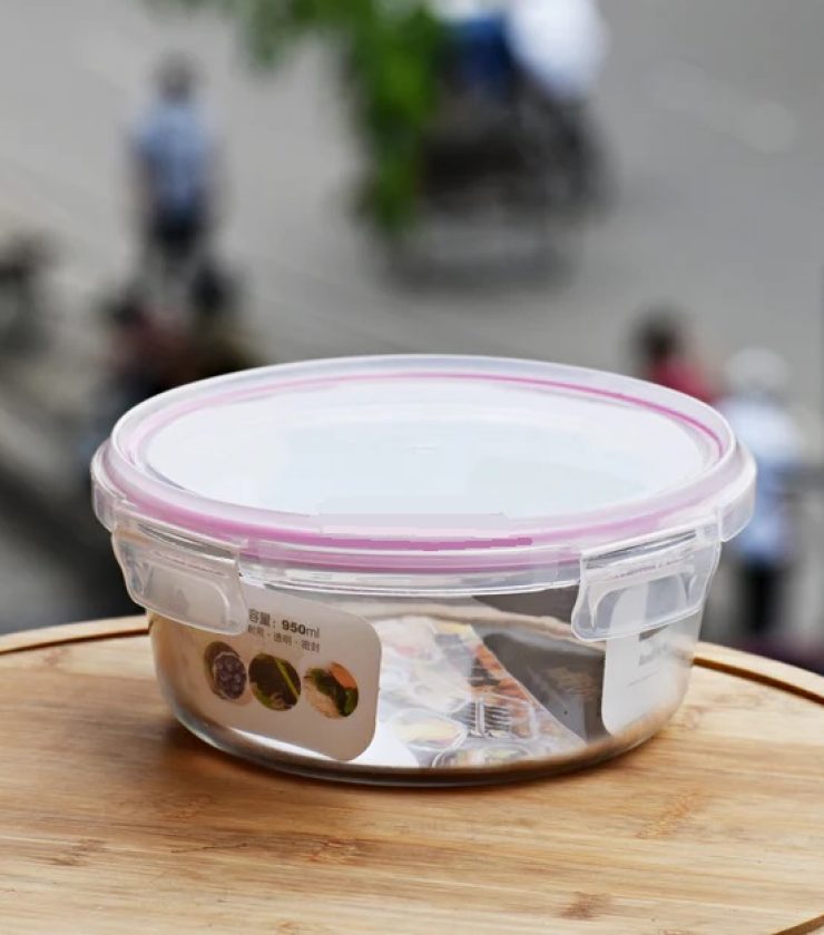 6.5 inch Oven Proof Glass Food Container RY0129