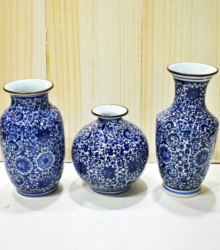 3 Pcs Ceramic Decorative Flower Vase HR0235